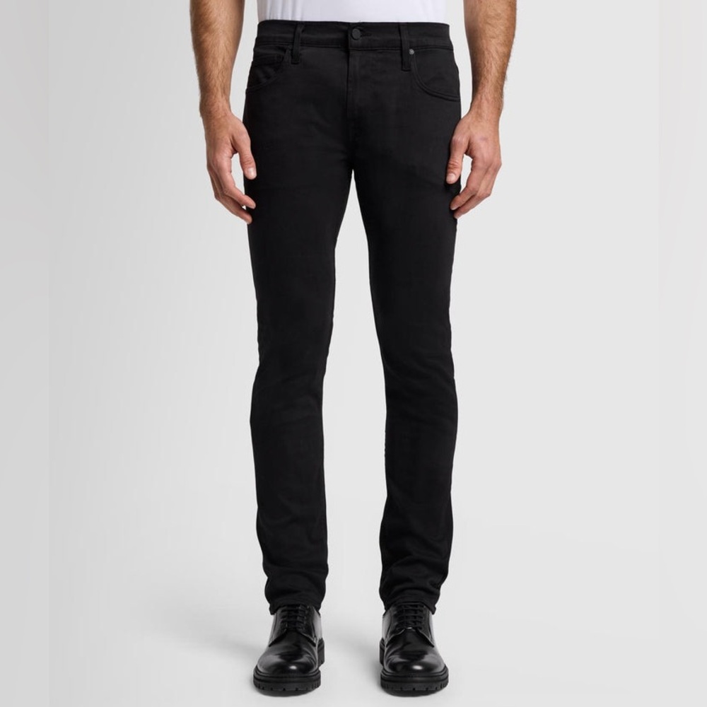 7 For All Mankind Black Slim Men Jeans